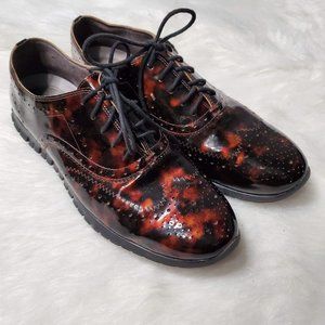 COLE HAAN Zerogrand Wing Oxford, Tortoise Print
